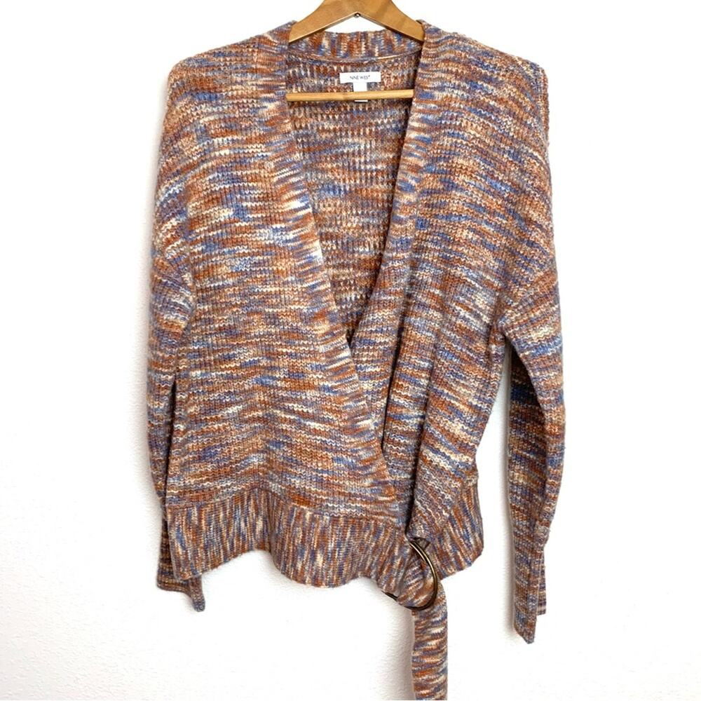 NINE WEST Chuncky Knit Wrap Sweater